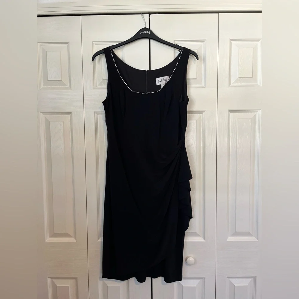 Joseph Ribkoff Black Dress with Jacket - Picture 3 of 4
